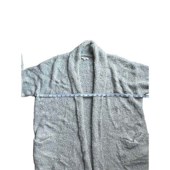 Z Supply Helen Chunky Oversized Cardigan Women’s Small Light Gray Pockets - Picture 6 of 7
